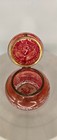 Antique Victorian Glass Vanity Trinket Powder Jar With