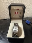Wenger Swiss Army Diver Quartz Black Dial Date 100m W  Box
