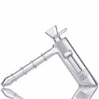 Hammer Style Birdcage Perc Hookah Smoking Pipes 18mm Glass Water Bubbler Us