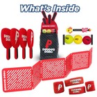 New Pepper Pong Full Set Outdoor Yard Game Complete Toss Game Family Party Beach