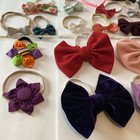 Baby Girl Headband Lot 21 Pc Infant Toddler Bow Hair Accessories Mixed