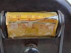 Vintage 1940s Antique Bakelite Air Line Radio Tested Works Cracked Dial Lens Vtg