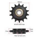2pcs Ansi  40 Chain Idler Sprocket 12mm Bore 1 2  Pitch Hardened 14 Tooth