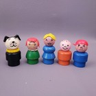 Vintage Fisher Price Little People Family Play School House Set  923