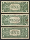 3 Notes 1957-a  1        Star        Silver Certificate - Fr  1620  Us Currency