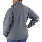 River s End Microfleece Jacket Womens Grey Casual Athletic Outerwear 8197-gy