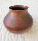 Vintage Hand-hammered Copper Pot Vase Mexico Santa Clara Del Cobre Michoac  n 6 
