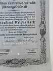 German Wwii War Bond 1937 1000 Mark