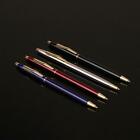 Luxury Full Metal Ballpoint Pen 1mm Black Ink Gel Pen Stationery Office