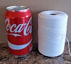 20 Natural Spools 8 4 Poly cotton Loom Weaving Rag Rug Carpet Warp Yarn String