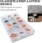 105pcs Oil Drain Plug Gasket Assortment oil Crush Washer Seals Kit automotive   