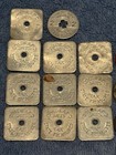 Vtg Lot 24 Trade   Sales Tax Tokens Colorado Missouri Kansas Oklahoma Washington