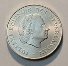 1964  unc  Netherlands Antilles 2 1 2 Gulden World Silver Coin