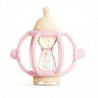 3-in-1 Baby Rattle Teether Pacifier - Food-grade Silicone Bpa-free 0-24 Months M