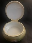 Large Vintage Nippon Hand Painted Trinket Box   Dresser Box 