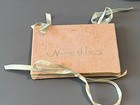 3 Antique Shaker Sewing Items Strawberry Emery Woven Poplar   Linen Needle Cases