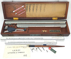 C1944 Keuffel   Esser Leroy Lettering Set Drafting Schiller Blueprint Wood Case