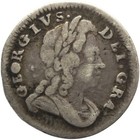 Rare T Over T 1727 2 Pence Maundy Coinage George I Uk Coin  mo2202- 