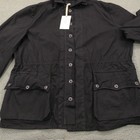 Vintage Military Jacket Mens C-50 Swedish Army M65 Field Smock Hooded Parka 70s
