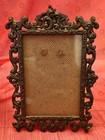 Vintage Italian Brass Picture Frames Oval   Rectangular Victorian Baroque Set