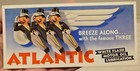 1930 s Vintage Atlantic Motor Oil White Flash Breeze Along Ink Blotter Bx