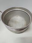Vintage 8 Qt Aluminum Mixing Bowl  Uncleaned 