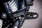 Cnc Wide Fat Foot Pegs Mx Style Footpegs Fit For Harley Dyna Sportster Bobber