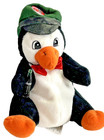 Coca Cola Penguin With Delivery Cap Vintage 1997 Plush Bean Bag Collectible