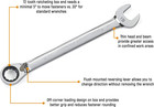 Gearwrench 8 Pc  12 Pt  Reversible Ratcheting Combination Wrench Set  Metric - 9