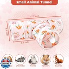 Yuepet 5 9  Guinea Pig Tunnels And Tubes Collapsible Pet 3 Way Play Tunnel To