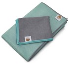 72  X 26 75  Long Hot Yoga Mat Towel Plus Compact Face Towel     Hot Yoga Essen   