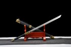 Chinese Tang Dao Wushu Broadsword Sword Carbon Steel Blade Alloy Fitting  1787