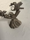 Vintage Spoontiques Pewter Wizard W dragon  Crystal Ball  Owl 2 5  Tall  cmr961