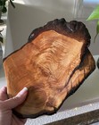 Hand Turned Wooden Bowl Artisan Handmade Live Edge Wood Key Coin Tray Rustic Art
