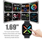 Smart Watch For Men Women Compatible With Iphone Samsung 1 69 Inch  Black