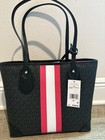 Michael Kors Gorgeous Jet Set Carryall Tote Bag Medium Pink black W Pouch Nwt