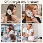 Rechargeable Electric Steam Detangling Comb  Hydrating Hair Brush For Anti-frizz
