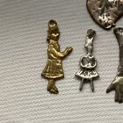 Mexican Milagros Amulets Vintage Prayers Metal Arm Leg Horse Cow Bleeding Heart 