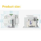 63a 2p 220v Dual Power Automatic Transfer Switch Generator Changeover Switch