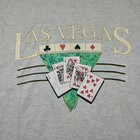 Vintage Las Vegas Gambling Shirt Mens Medium Gray Single Stitch Usa Made Y2k 90s