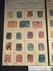 Canadian Stamps Lot  1898-1917  5 Empire Stamp Company Mail Order Sheets 