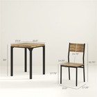 Dining Table Set 1 Table And 2 Matching Chairs
