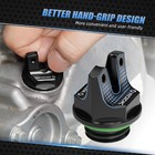 For Honda Trx 450 Er Electric Start Oil Filler Cap With O-ring 2006-2014 Black
