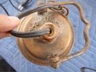 Vintage Wwii Ship Nautical Red Blackout Light Lamp Brass Glass 9-s-2108-l Works