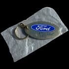 Vtg Ford Brass Keychain Blue Oval Logo Take A New Look 1992 2 75  Nos Sealed Htf