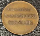 Swiss Javelin Throw Medal Coin Token Switzerland  Rosenberg Institute St Gillen