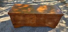 Mid-century Lane Waterfall Style Cedar Hope Blanket Chest Full Size Lock Removed