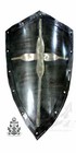 New Medieval Battle Armor Hand Forged Gothic Layered Steel Cross Shield