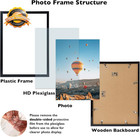 10x13 Picture Frame Black Poster Photo Wall Gallery Plexiglass 1pc