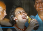 Drinking Happy Hour  Wearing Turquoise Vintage Usa 8mm Home Movie Film Reel C326